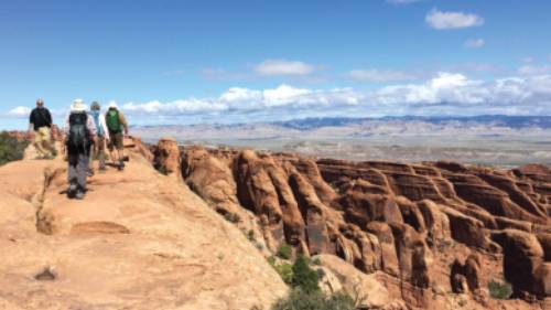 Open scenery across Arches National Park | Jake Hutchins