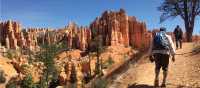 Dusty landscape as we hike through Bryce Canyon | Jake Hutchins