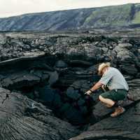 Incredible lava formations in Volcanoes National Park.