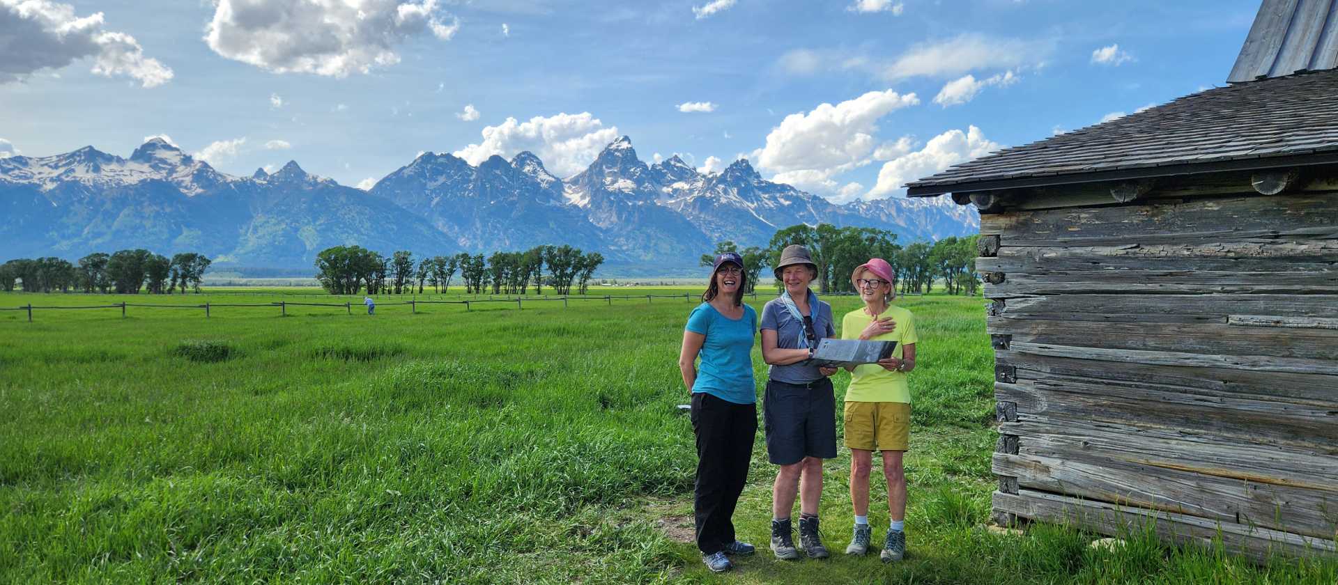 Mormon Row beneath the Tetons