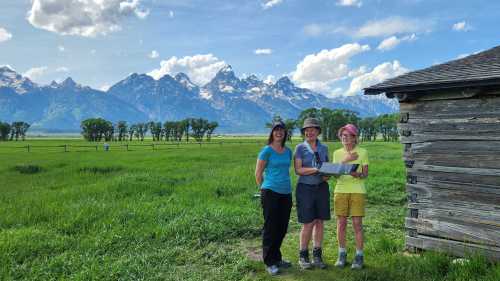 Mormon Row beneath the Tetons
