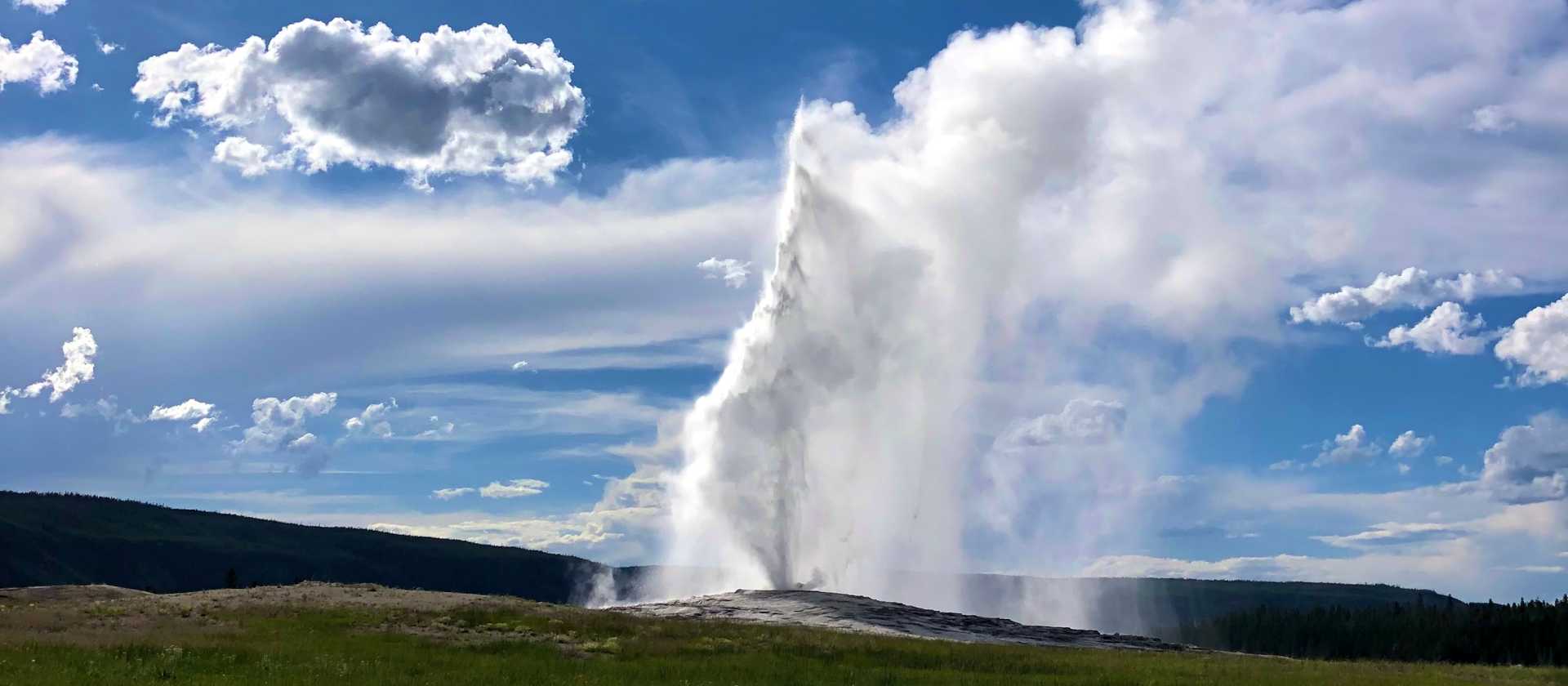 Old Faithful in Yellowstone