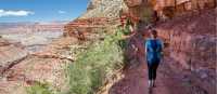 Perfect weather for hiking into the Grand Canyon