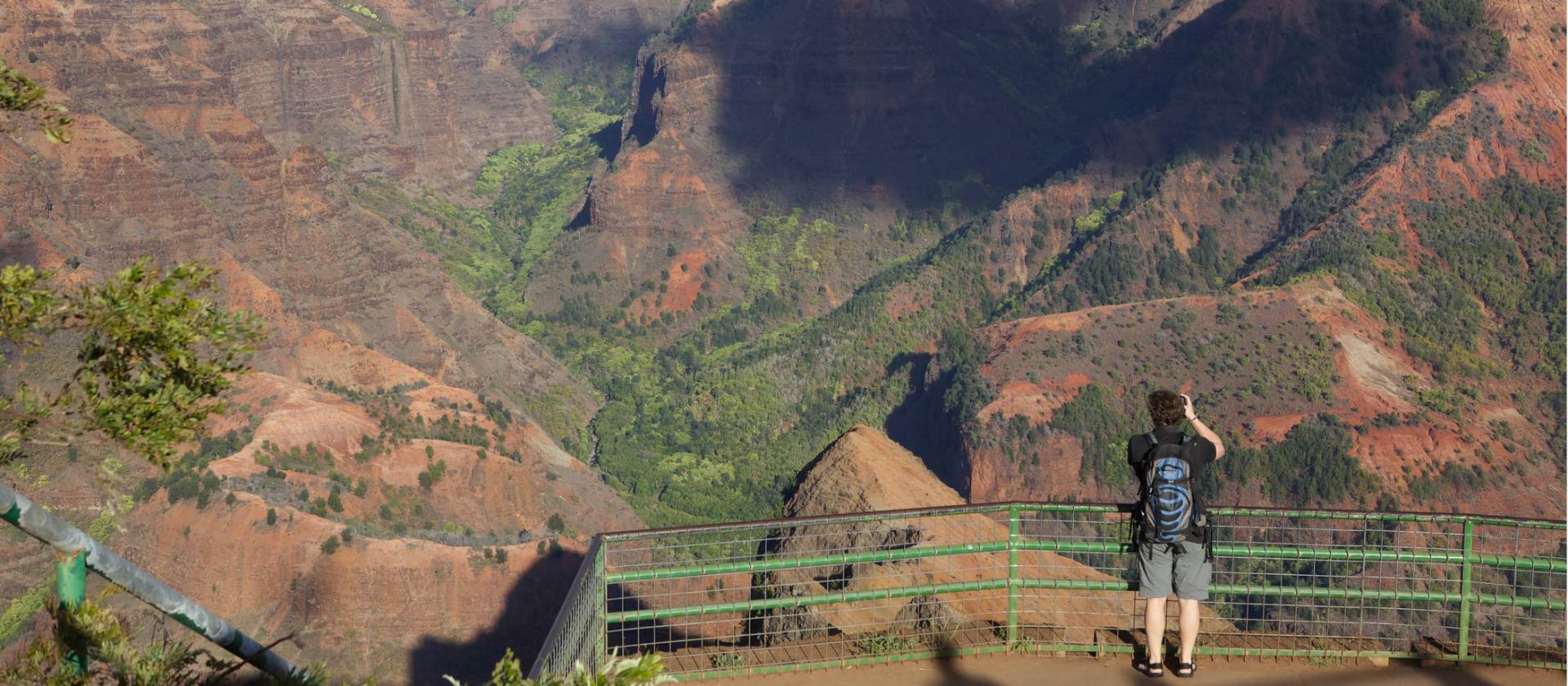 The rugged landscape of Hawaii's Waimea Canyon