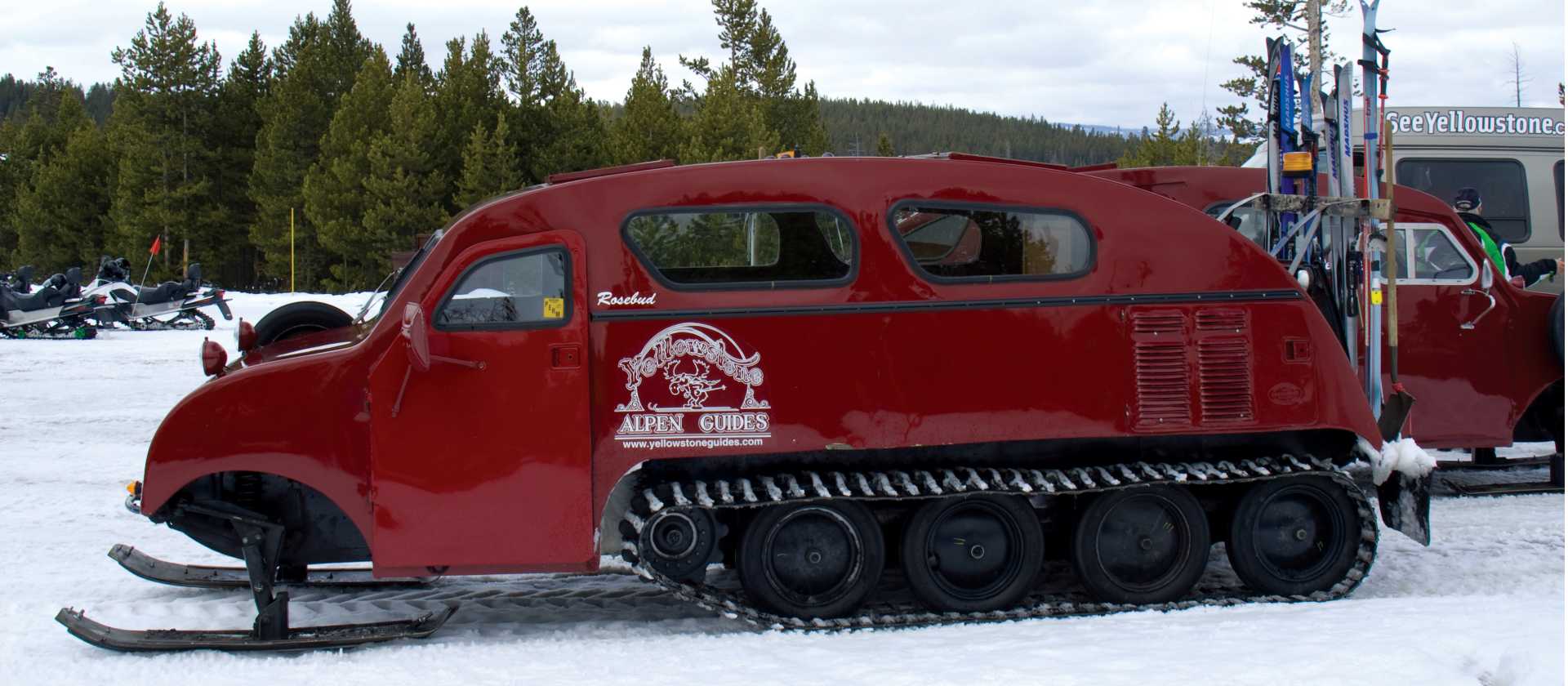Yellowstone snow coach
