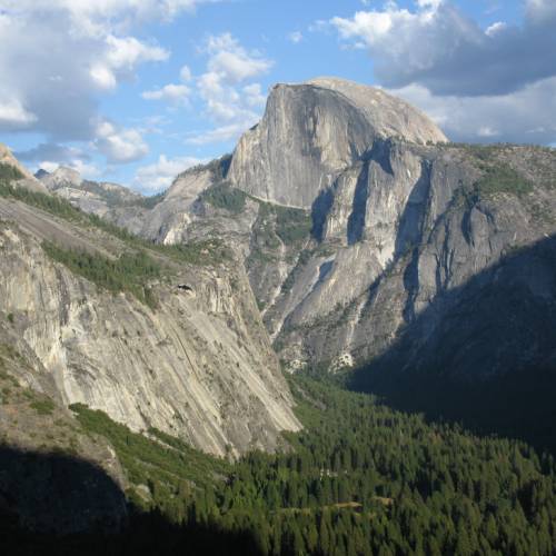 The imposing Half Dome in Yosemite National Park, California